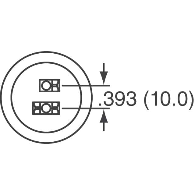 MAL215757689E3 Vishay Beyschlag/Draloric/BC Components  Condensateurs électrolytiques en aluminium